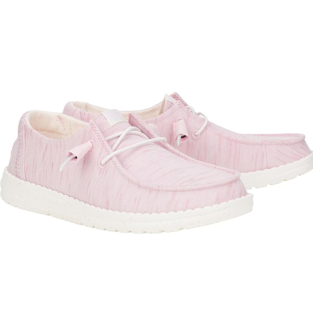 HEY DUDE Bubblegum Pink Wendy Comfortable & Lightweight Slip-On Loafer 7 NEW!